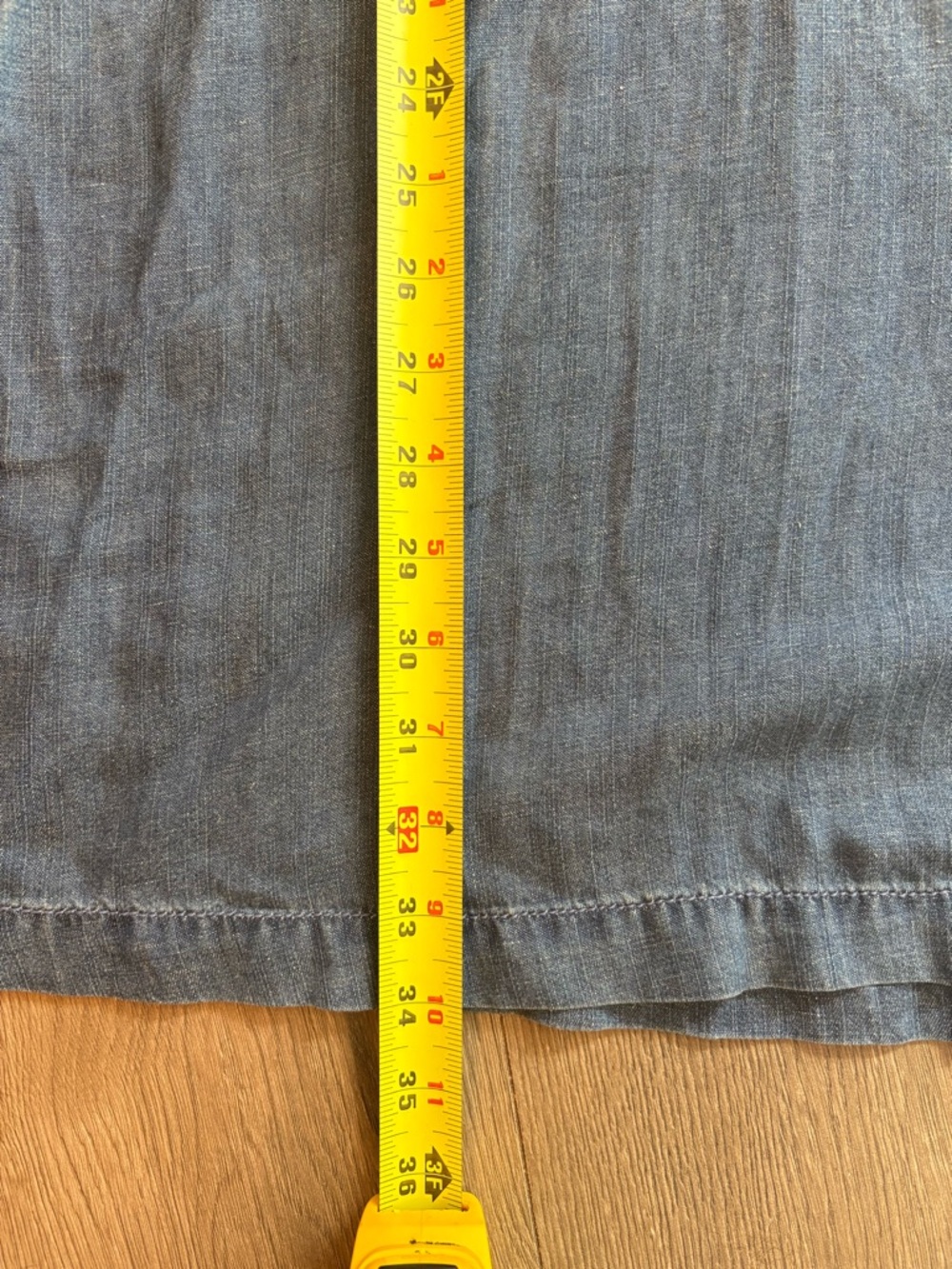 LOFT Blue Denim Tunic Dress - Picture 9 of 12